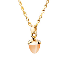 Tamara Comolli MIKADO Flamenco Anhänger mit orange Mondstein P-MB-MoOr-yg