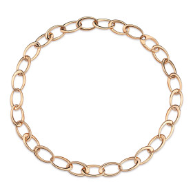 Roségold, Halsschmuck, Emil Kraus Ellipse E170 Kette, Ref: 27.29.E170-60
