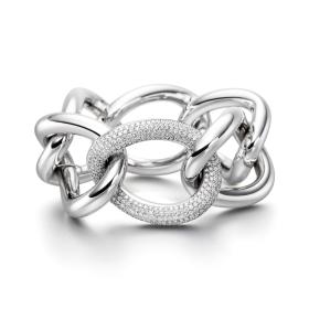 IsabelleFa Armband "Grace 39 Pavé" 60039-21BMO-WG