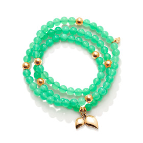 Tamara Comolli INDIA Armband mit Chrysoprase Medium B-IND-Chry-3-m-rg