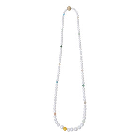 Ole Lynggaard Copenhagen Süsswasserperlen Halskette mit Mischperlen ohne Verschluss D9970-001