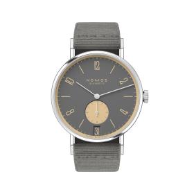 NOMOS Glashütte Tangente 38 Datum Haifischgrau  179.S20