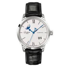 Glashütte Original Senator Excellence 
Panoramadatum Mondphase 1-36-04-01-02-01