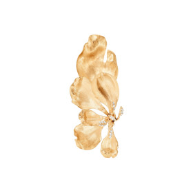 Gelbgold, Ohrringe, Ole Lynggaard Copenhagen Wild Rose Ohrclip, Ref: A9997-464