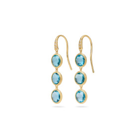 Gelbgold, Ohrringe, Marco Bicego Jaipur Color Ohrhänger, Ref: OB1965-AB TP01 Y