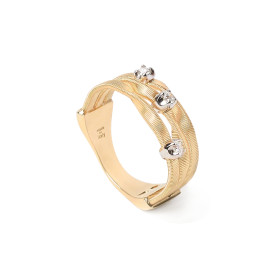 Weißgold, Ringe, Marco Bicego Marrakech Ring, Ref: AG158 B YW