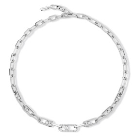         Weißgold, Halsschmuck, Messika Move Link Halskette 12853-WG