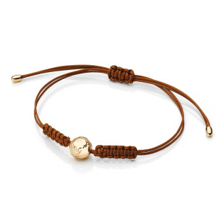 Rotgold, Armschmuck, Schmuckwerk Meine Welt Textilband, Ref: OA480-RG-6