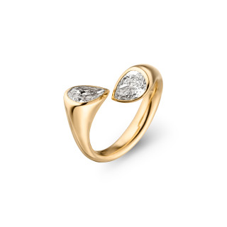 Gelbgold, Ringe, Schaffrath CALLA Designer-Ring, Ref: 118_CALTR_150_GW