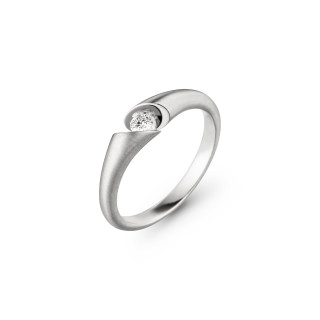 Weißgold, Ringe, Schaffrath CALLA Solitaire, Ref: 218_CALLA_10_WW