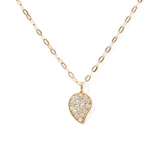 Gelbgold, Halsschmuck, Tamara Comolli SPARKLE Drop Halskette, Ref: C-Spa-1-Dr-p-yg-45