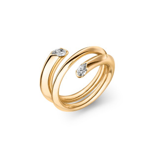 Gelbgold, Ringe, Schaffrath CALLA Designer-Ring, Ref: 118_CALHX_40_GW