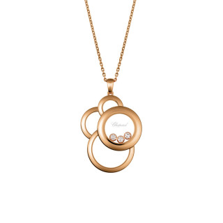 Roségold, Halsschmuck, Chopard Happy Dreams Anhänger mit Halskette, Ref: 799769-5001