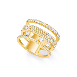 Gelbgold, Ringe, Messika Move Romane GM Pavé Ring, Ref: 07205-YG
