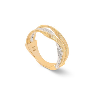 Weißgold, Ringe, Marco Bicego Marrakech Ring, Ref: AG364 B YW