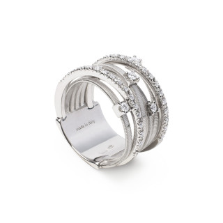 Weißgold, Ringe, Marco Bicego Goa Ring, Ref: AG277 B2 W