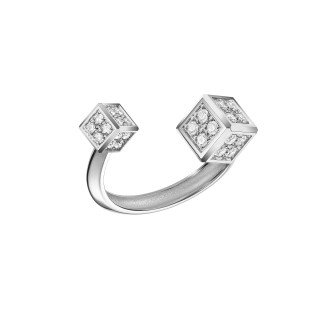 Weißgold, Ringe, Chopard Ice Cube Be Cube Ring, Ref: 82A661-1012