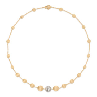 Weißgold, Halsschmuck, Marco Bicego Africa Alta Halskette, Ref: CB2899 B2 YW