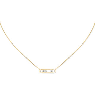 Gelbgold, Halsschmuck, Messika Move Classique Baby Halskette, Ref: 04323-YG