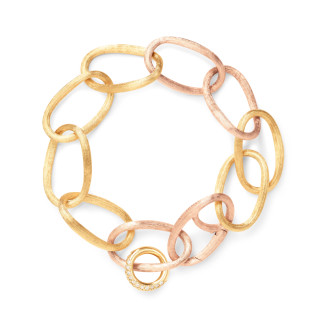 Roségold, Armschmuck, Ole Lynggaard Copenhagen Love Armband groß mit Anhänger, Ref: A1734-417