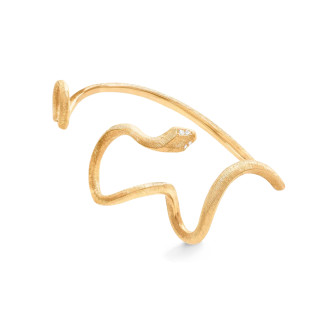 Gelbgold, Armschmuck, Ole Lynggaard Copenhagen Snakes Armreif mittel, Ref: A2847-405