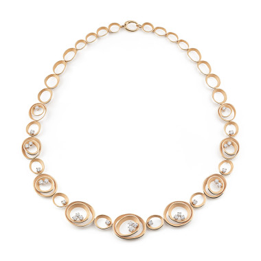         Roségold, Halsschmuck, Annamaria Cammilli Dune Solar Collier