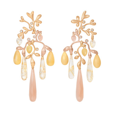         Roségold, Ohrringe, Ole Lynggaard Copenhagen Gipsy Ohrringe