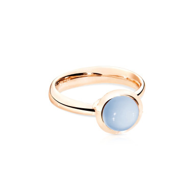         Roségold, Ringe, Tamara Comolli BOUTON Ring Small mit Chalcedon