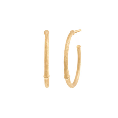         Gelbgold, Ohrringe, Ole Lynggaard Copenhagen Nature Creolen groß