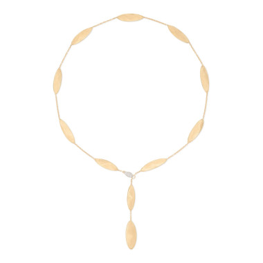         Gelbgold, Halsschmuck, Marco Bicego Lunaria Twist Halskette