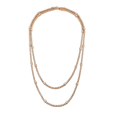         Rotgold, Halsschmuck, H. Krieger Collier