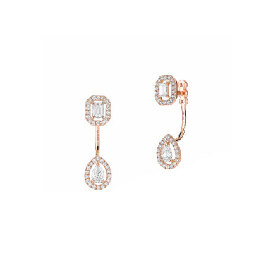        Roségold, Ohrringe, Messika My Twin Toi & Moi Ohrringe