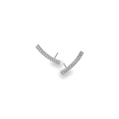         Weißgold, Ohrringe, Schmuckwerk Saturn Ohrstecker