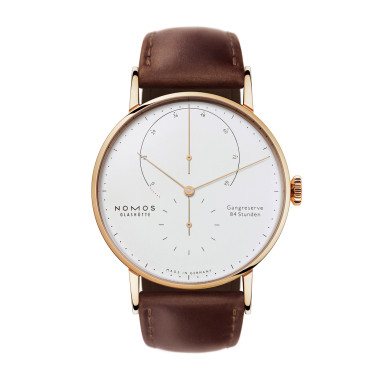         Handaufzug, NOMOS Glashütte Lambda Roségold