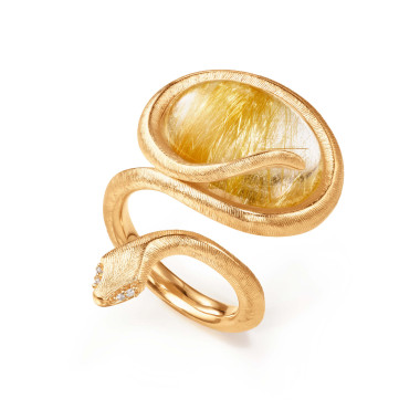         Gelbgold, Ringe, Ole Lynggaard Copenhagen Snakes Ring mittel