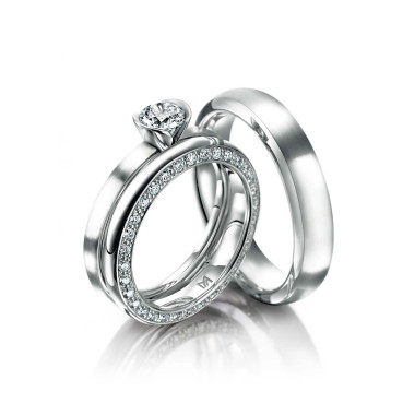         Weißgold, Ringe, Meister Verlobungs- und Solitärringe