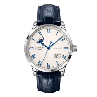         Automatik, Glashütte Original Senator Excellence Panoramadatum Mondphase