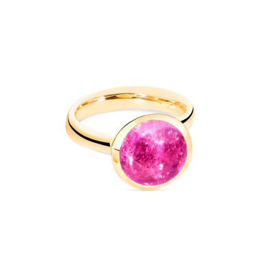         Gelbgold, Ringe, Tamara Comolli BOUTON Ring Large mit Turmalin
