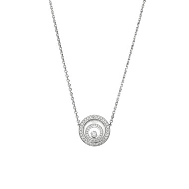         Weißgold, Halsschmuck, Chopard Happy Spirit Halskette