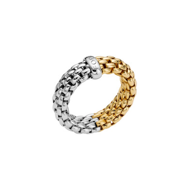         Gelbgold und Weißgold, Ringe, FOPE Essentials Flex'it Ring