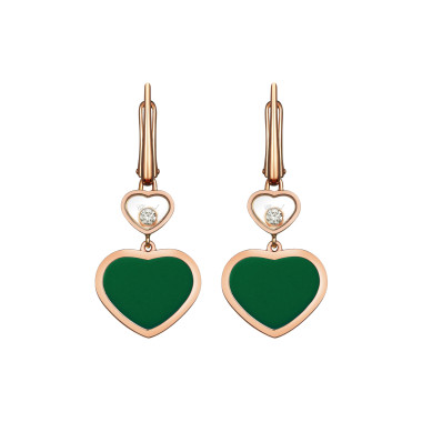         Roségold, Ohrringe, Chopard Happy Hearts Ohrhänger