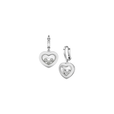         Weißgold, Ohrringe, Chopard Happy Diamonds Icons Ohrhänger