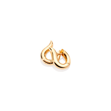         Gelbgold, Ohrringe, Tamara Comolli SIGNATURE Ohrringe Hoop medium