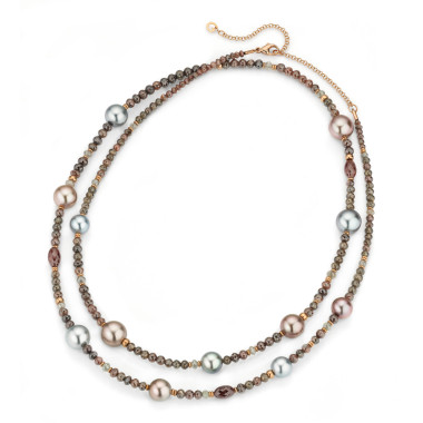         Roségold, Halsschmuck, Gellner Castaway Collier