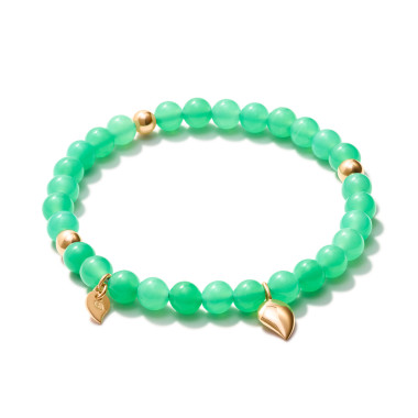         Roségold, Armschmuck, Tamara Comolli INDIA Armband mit Chrysoprase Medium