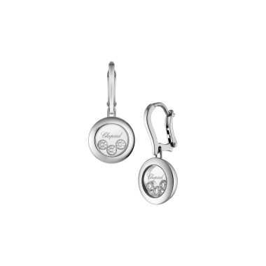         Weißgold, Ohrringe, Chopard Happy Diamonds Icons Ohrhänger