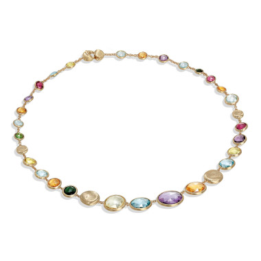         Gelbgold, Halsschmuck, Marco Bicego Jaipur Color Halskette