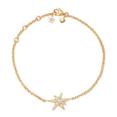         Gelbgold, Armschmuck, Ole Lynggaard Copenhagen Funky Stars Armband
