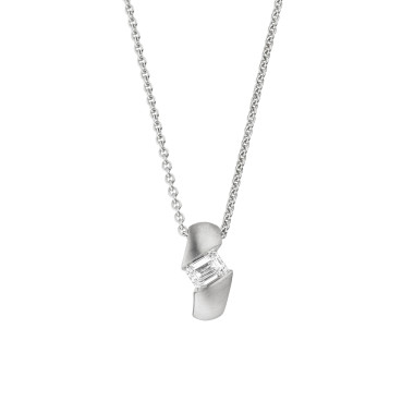         Weißgold, Halsschmuck, Schaffrath CALLA Collier