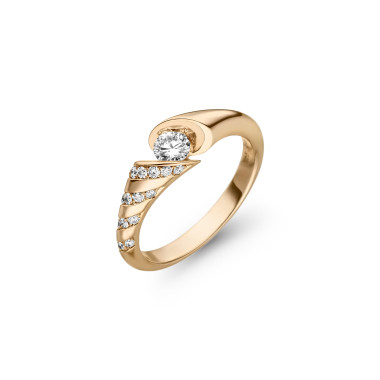        Gelbgold, Ringe, Schaffrath CALLA Diamantring